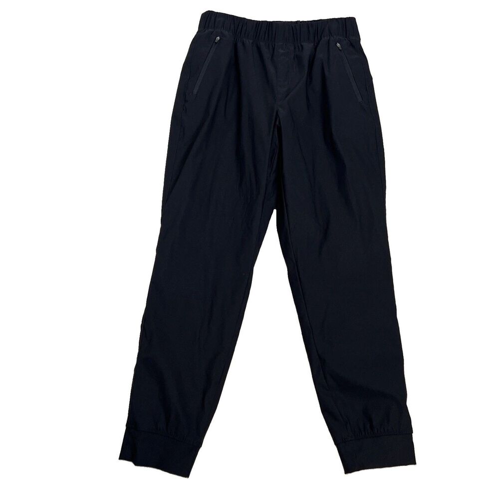 Women’s Eddie Bauer fleece Lined Hiking Jogger Pull On Pants Black  8 Outdoors